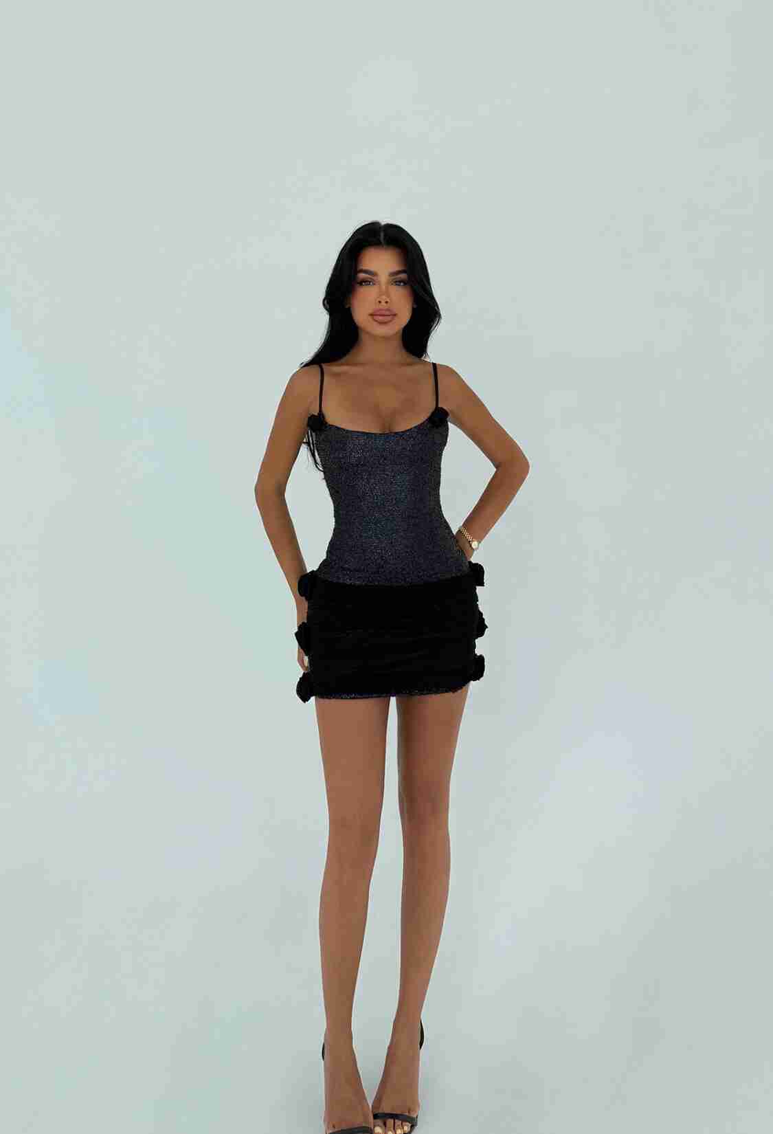 Black Sexy Elegant Glam Bodycon Mini Dress - Brand: EYYO ATELIER - Women & Kids, Baby Clothes Wholesale - TheBS Women