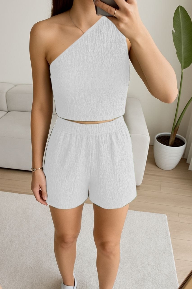 Casual Sexy Set With One Shoulder Neck - Brand: My Jest Fashion - Women & Kids, Baby Clothes Wholesale - TheBS Women
