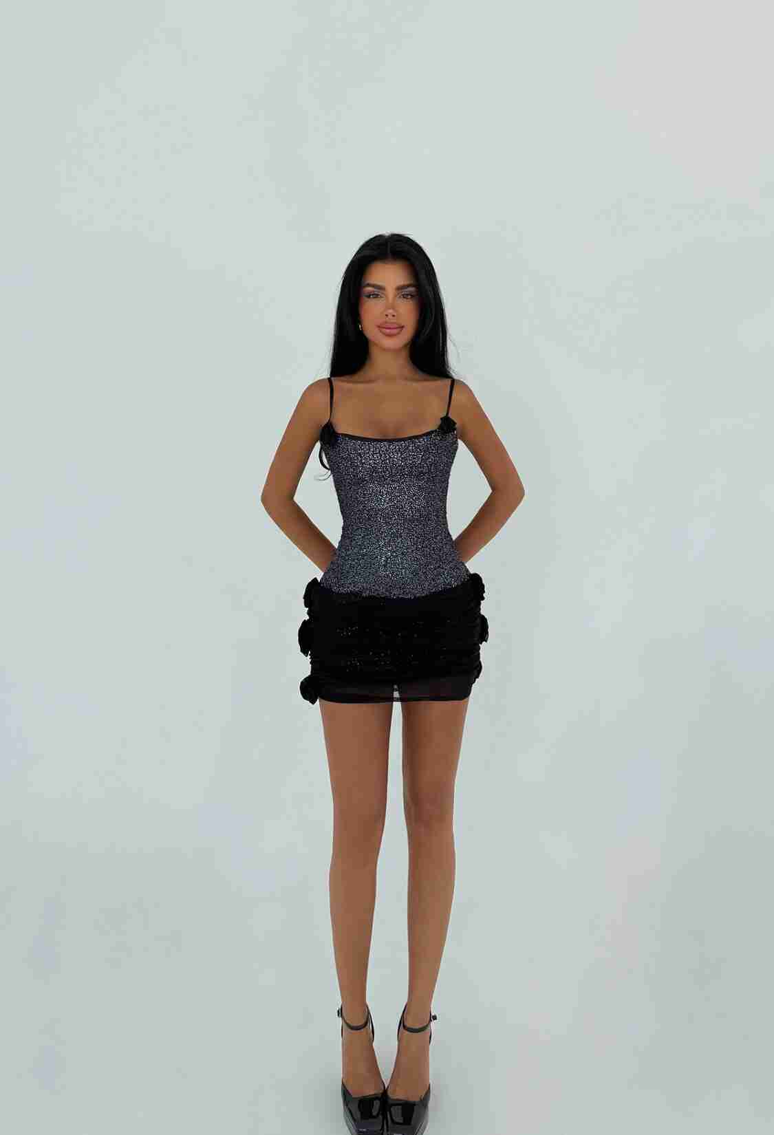 Black Sexy Glam Bodycon Dress - Brand: EYYO ATELIER - Women & Kids, Baby Clothes Wholesale - TheBS Women