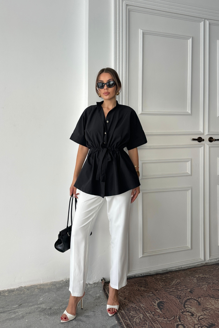 Grandad Neck Regular Fit Shirt - Brand: Ello - Women & Kids, Baby Clothes Wholesale - TheBS Women