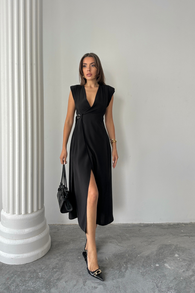 Elegant Sexy Formal Wrap Dress - Brand: Ello - Women & Kids, Baby Clothes Wholesale - TheBS Women