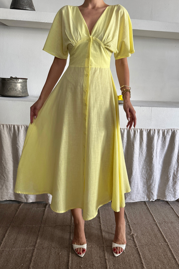 Fit And Flare Midi Dress - Brand: Ello - Women & Kids, Baby Clothes Wholesale - TheBS Women
