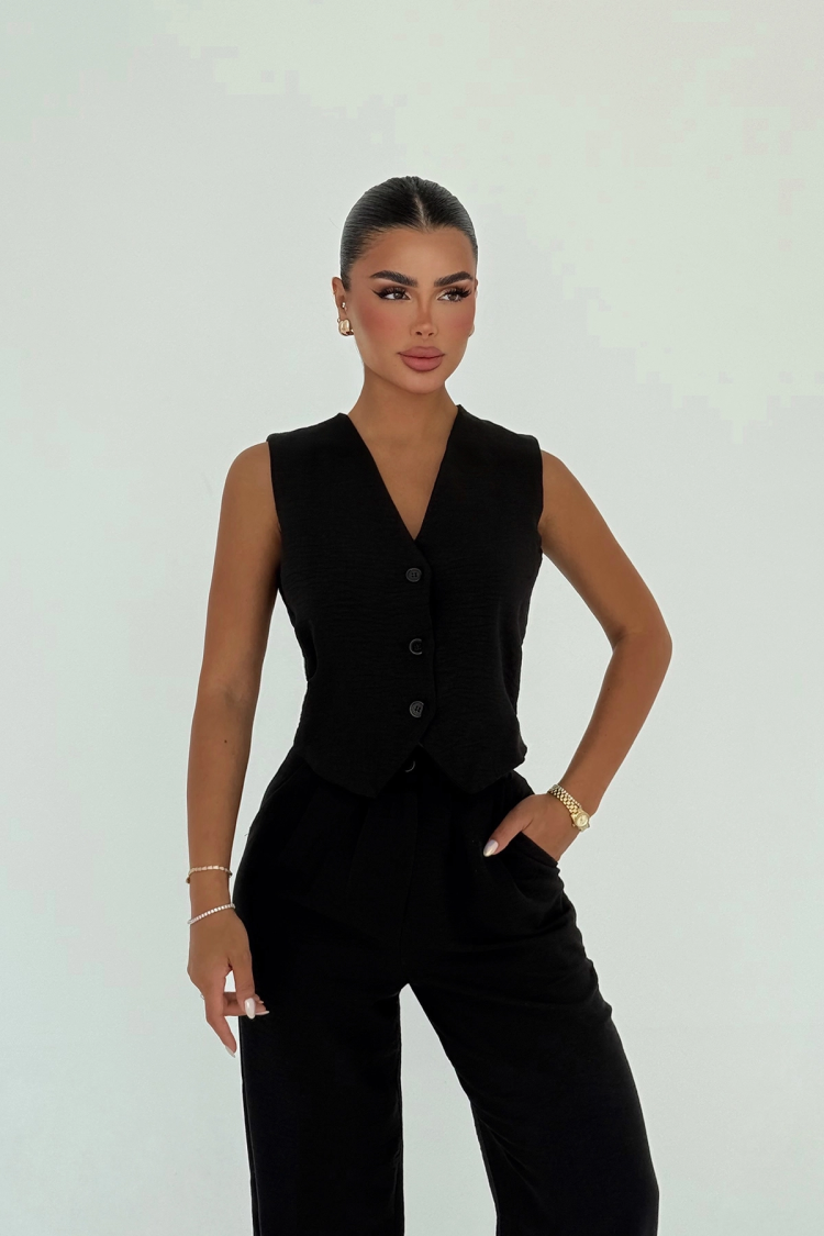 Formal Elegant Suit With Palazzo Pants - Producer: EYYO ATELIER - Wholesale Women Clothes - TheBS Women