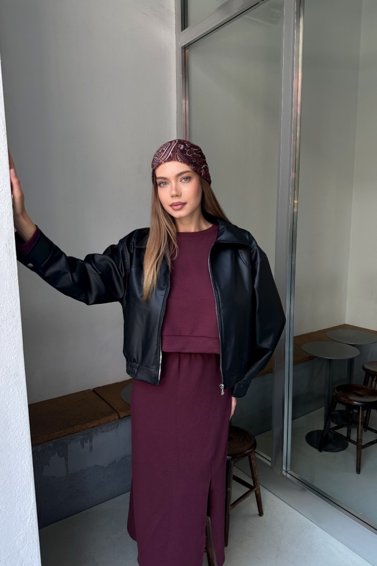 Biker Jacket With Oversized Fit - Producer: My Jest Fashion - Wholesale Women Clothes - TheBS Women