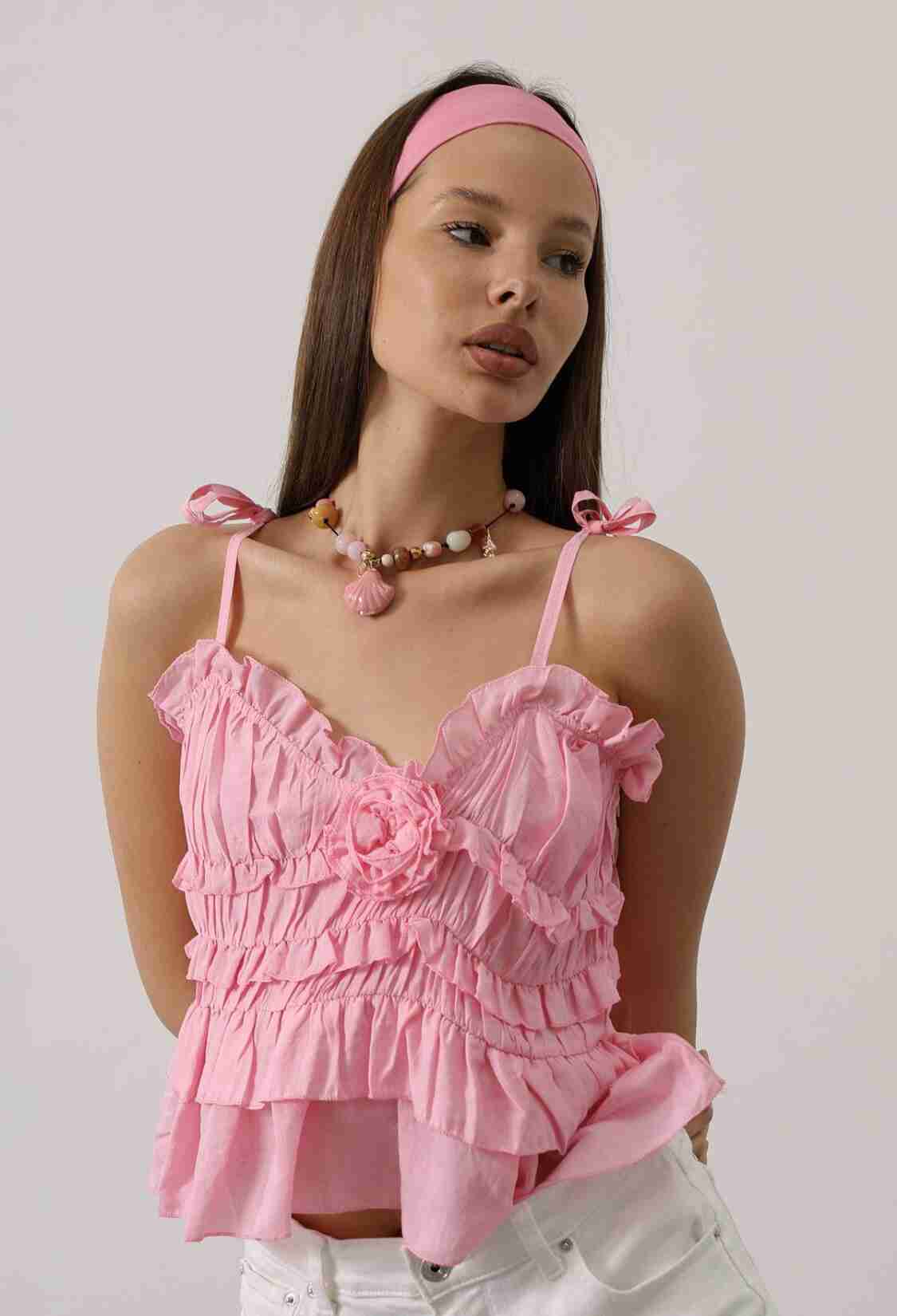 Boho Casual Sleeveless Crop Blouse - Brand: Reyon - Women & Kids, Baby Clothes Wholesale - TheBS Women