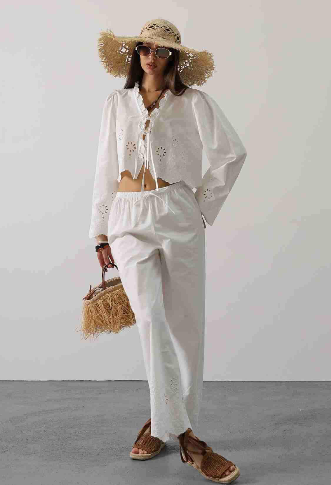 Boho Palazzo Pants Set - Brand: Reyon - Women & Kids, Baby Clothes Wholesale - TheBS Women