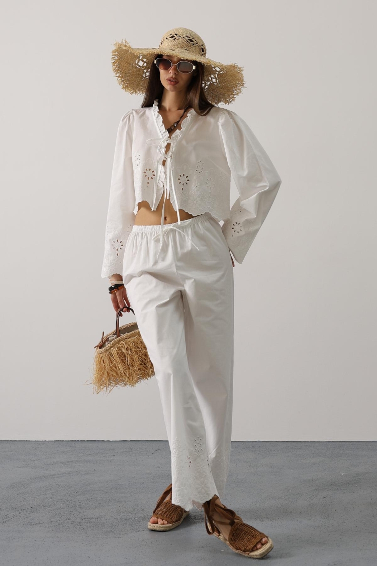 Boho Palazzo Pants Set - Brand: Reyon - Women & Kids, Baby Clothes Wholesale - TheBS Women