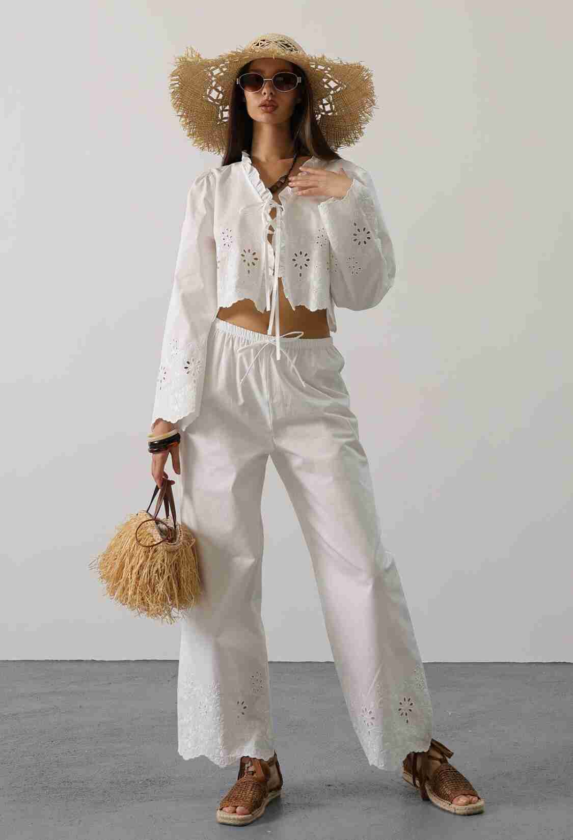 Boho Palazzo Pants Set - Brand: Reyon - Women & Kids, Baby Clothes Wholesale - TheBS Women