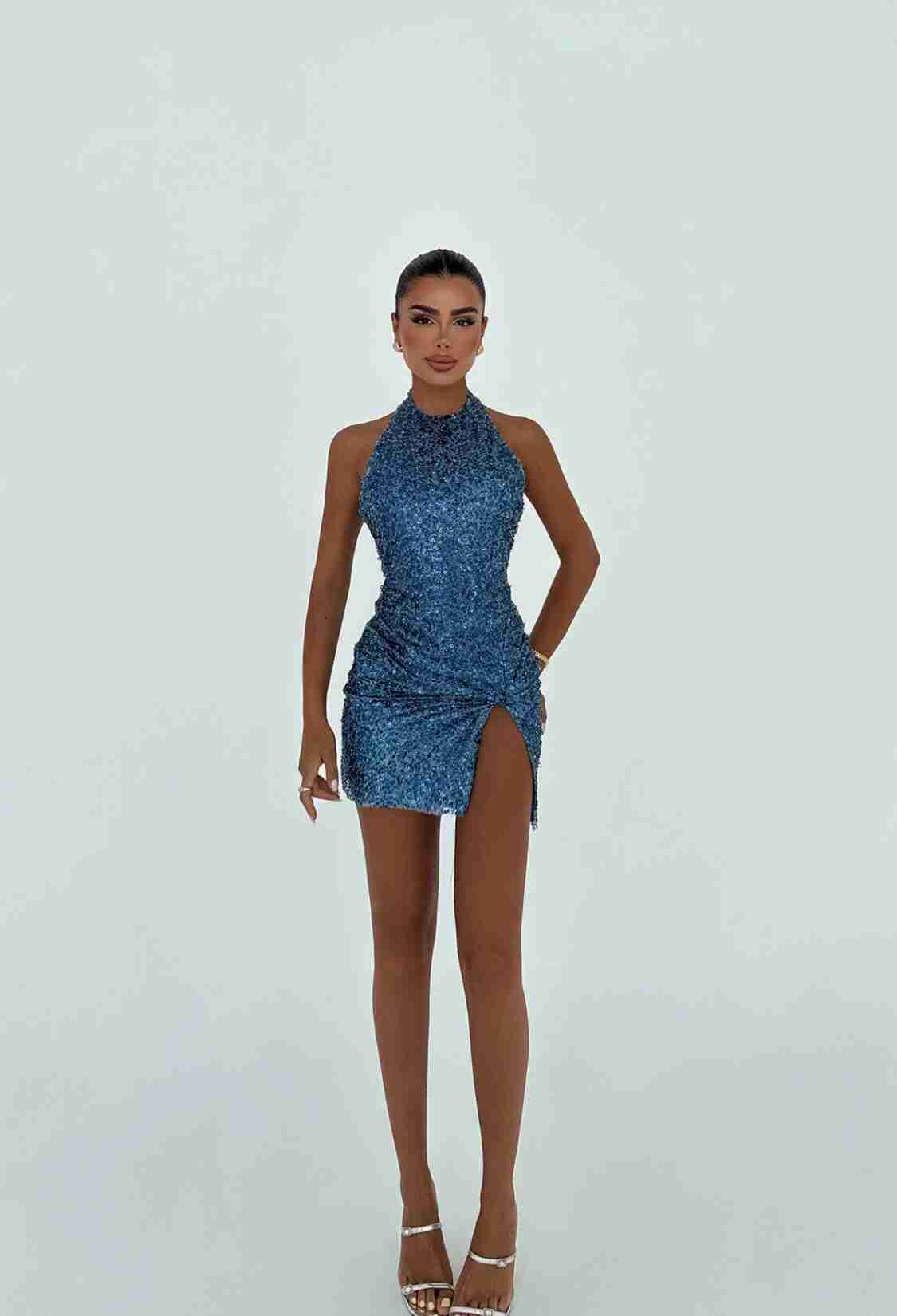 Sexy Glam Bodycon Mini Dress - Brand: EYYO ATELIER - Women & Kids, Baby Clothes Wholesale - TheBS Women