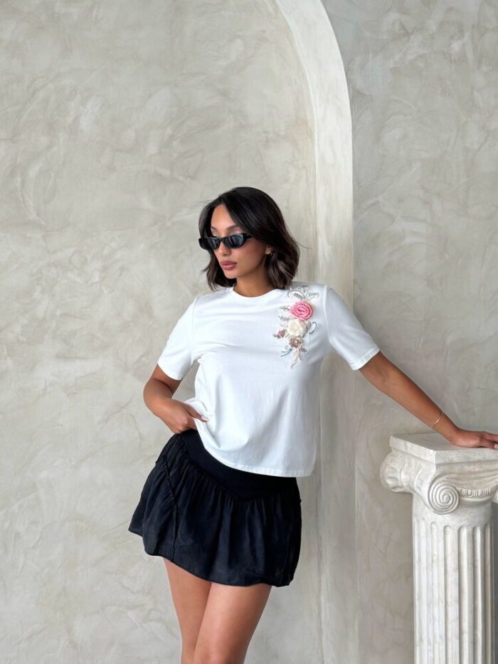 White Casual Cute Elegant Blouse - Producer: Topshow - Wholesale Women Clothes - TheBS Women