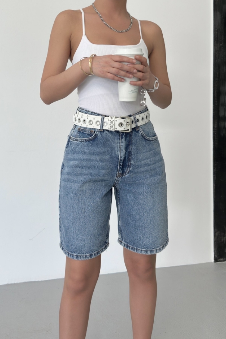 High Waist Bermuda Shorts - Brand: XLove - Women & Kids, Baby Clothes Wholesale - TheBS Women