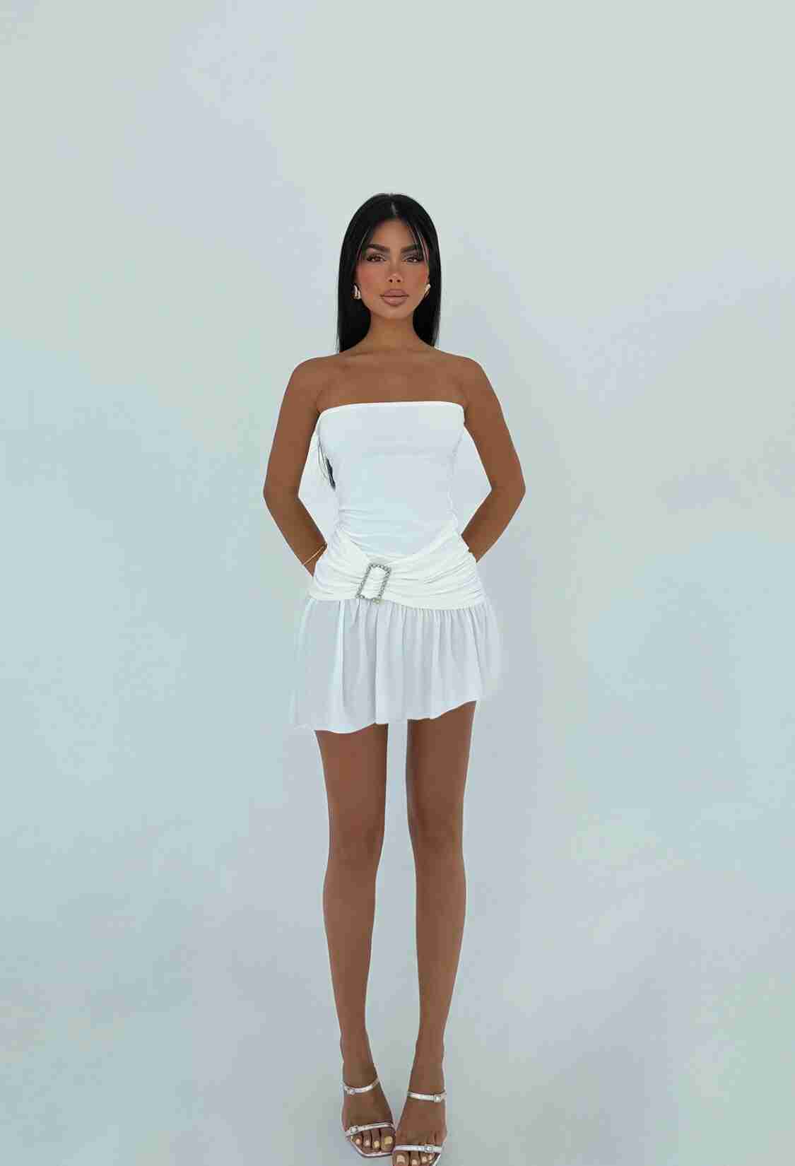 Strapless Mini Slip Dress - Brand: EYYO ATELIER - Women & Kids, Baby Clothes Wholesale - TheBS Women