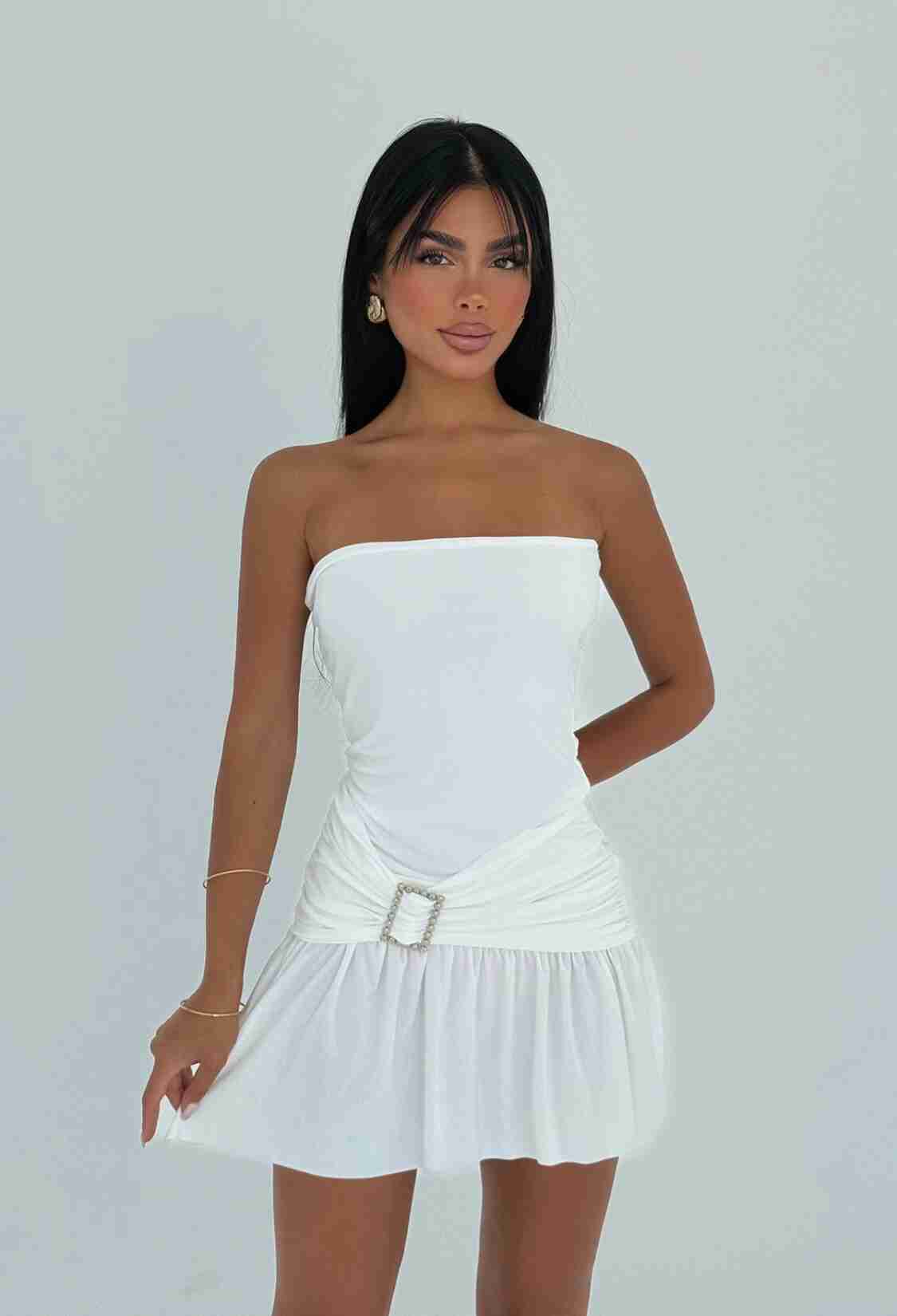 Strapless Mini Slip Dress - Brand: EYYO ATELIER - Women & Kids, Baby Clothes Wholesale - TheBS Women