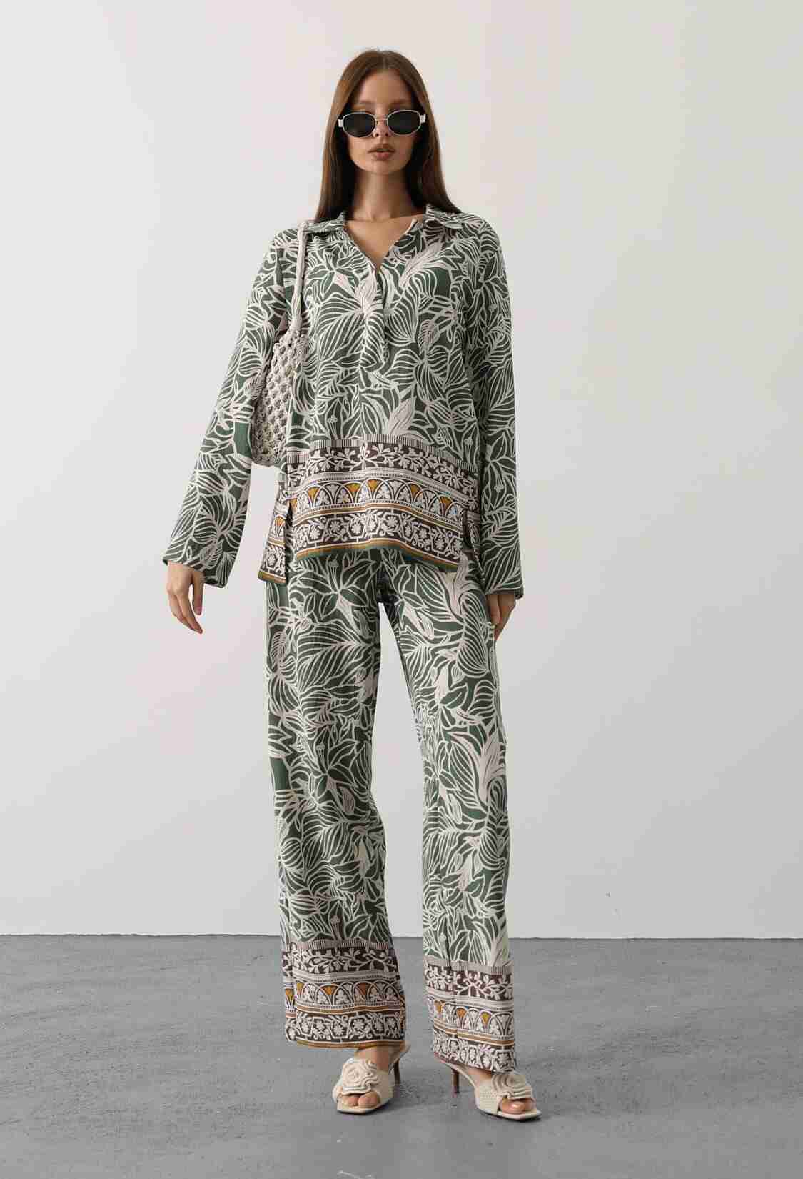 Floral Palazzo Set - Brand: Reyon - Women & Kids, Baby Clothes Wholesale - TheBS Women