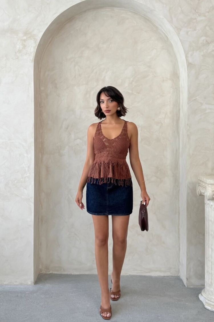 Slim Fit V-Neck Sleeveless Cap Sleeve Blouse - Producer: Topshow - Wholesale Women Clothes - TheBS Women