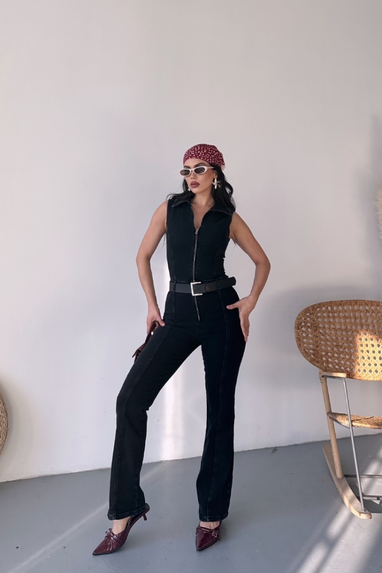 Black Tailored Slim Fit Sexy Jumpsuit - Brand: XLove - Women & Kids, Baby Clothes Wholesale - TheBS Women