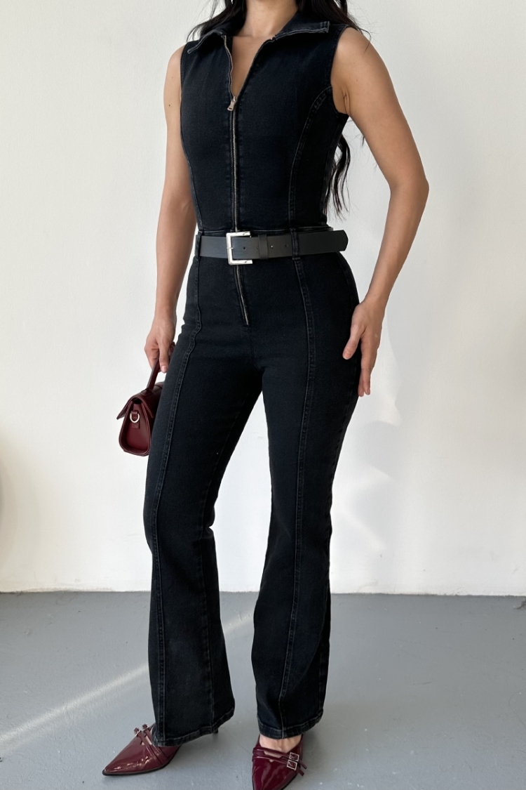 Black Tailored Slim Fit Sexy Jumpsuit - Brand: XLove - Women & Kids, Baby Clothes Wholesale - TheBS Women