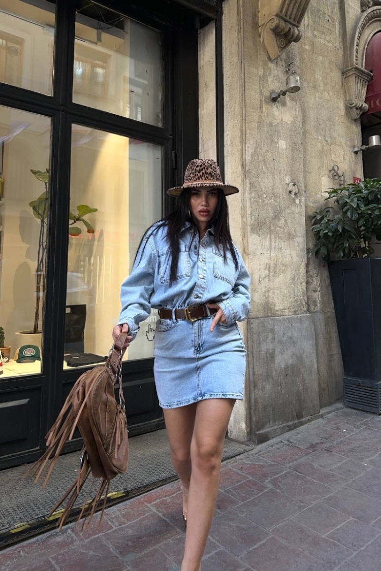 Casual Western Streetwear Shirt Dress Mini - Brand: XLove - Women & Kids, Baby Clothes Wholesale - TheBS Women