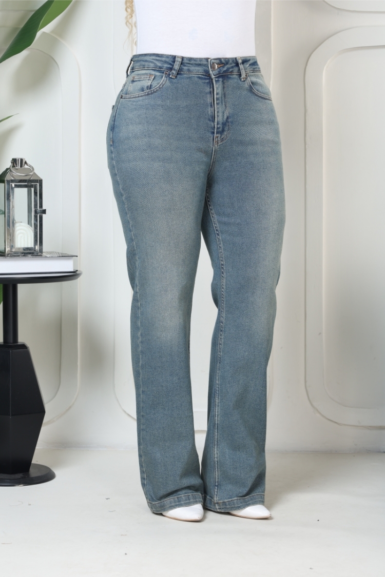 Casual Mom Jeans High Waist Straight Leg - Brand: XLove - Women & Kids, Baby Clothes Wholesale - TheBS Women
