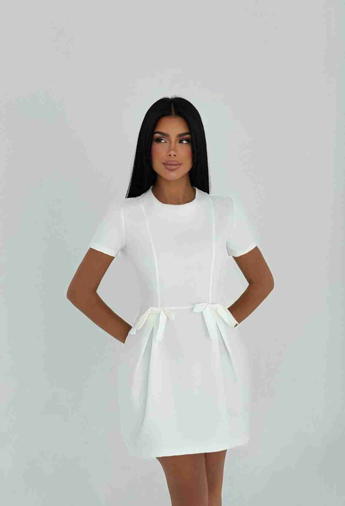 Elegant A-Line Mini Dress - Brand: EYYO ATELIER - Women & Kids, Baby Clothes Wholesale - TheBS Women