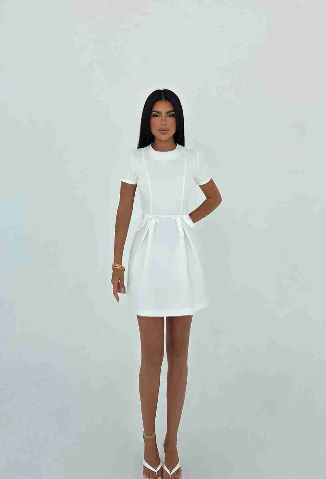 Elegant A-Line Mini Dress - Brand: EYYO ATELIER - Women & Kids, Baby Clothes Wholesale - TheBS Women