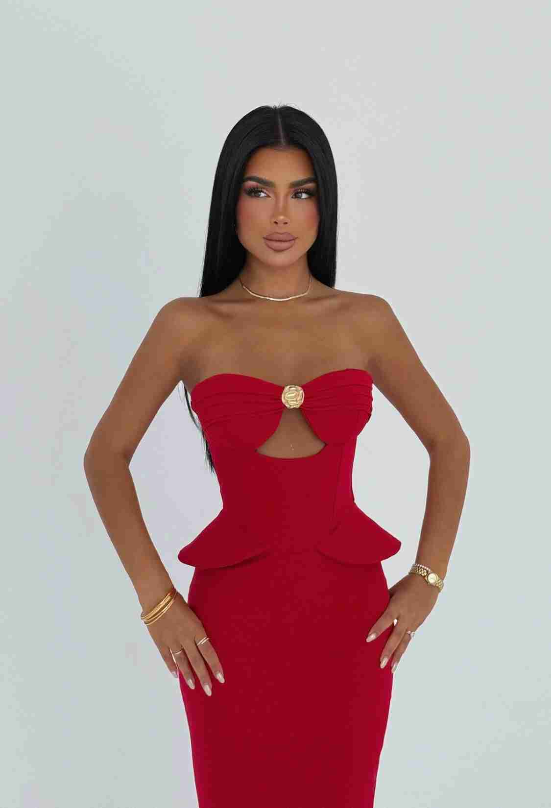 Strapless Sexy Elegant Bodycon Dress - Brand: EYYO ATELIER - Women & Kids, Baby Clothes Wholesale - TheBS Women