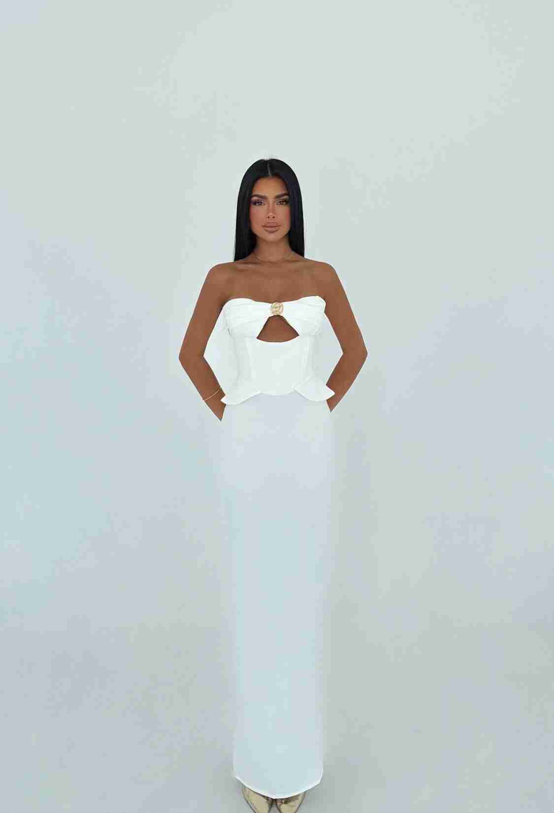 Strapless Corset Maxi Dress - Brand: EYYO ATELIER - Women & Kids, Baby Clothes Wholesale - TheBS Women