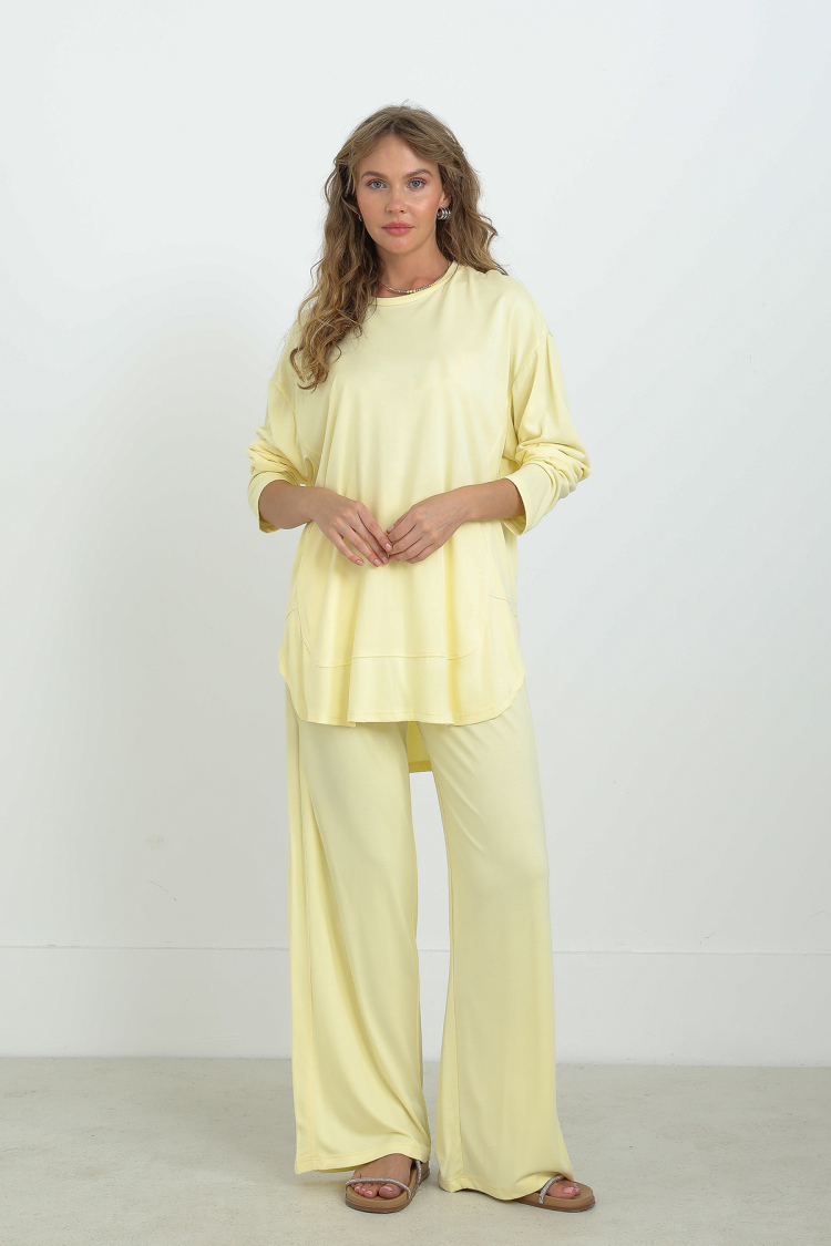 Elegant Casual Set With Palazzo Pants - Brand: Puane - Women & Kids, Baby Clothes Wholesale - TheBS Women