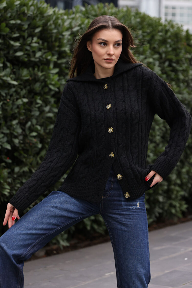 Braided Cardigan - Producer: Bigdart - Wholesale Women Clothes - TheBS Women