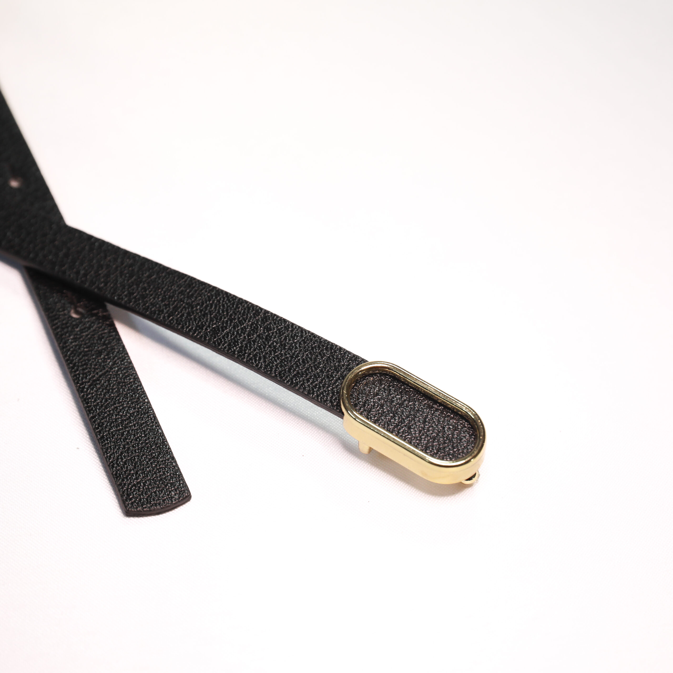 Imported Oval Gold Buckle Thin BeltTrouser BeltShirt BeltJacket Belt - Producer: Fiori - Wholesale Women Clothes - TheBS Women