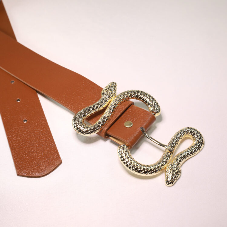 Women's Belt With Snake Buckle - Producer: Fiori - Wholesale Women Clothes - TheBS Women