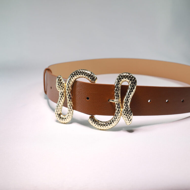Women's Belt With Snake Buckle - Producer: Fiori - Wholesale Women Clothes - TheBS Women