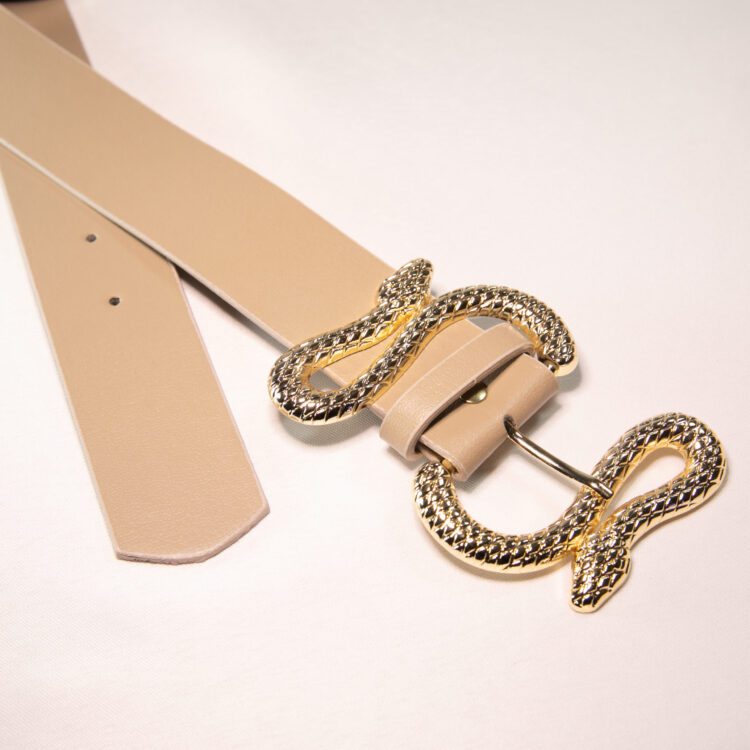 Women's Belt With Snake Buckle - Producer: Fiori - Wholesale Women Clothes - TheBS Women