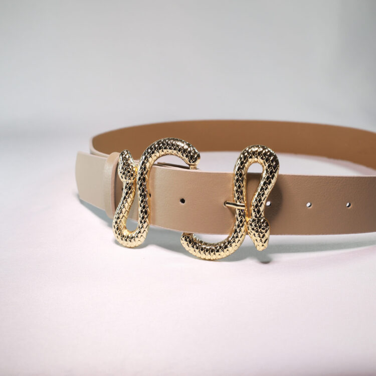 Women's Belt With Snake Buckle - Producer: Fiori - Wholesale Women Clothes - TheBS Women