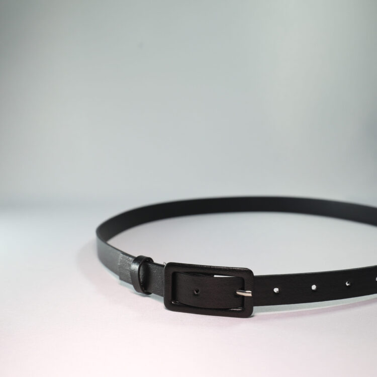 Rectangular Plated Buckle Women's Belt - Producer: Fiori - Wholesale Women Clothes - TheBS Women
