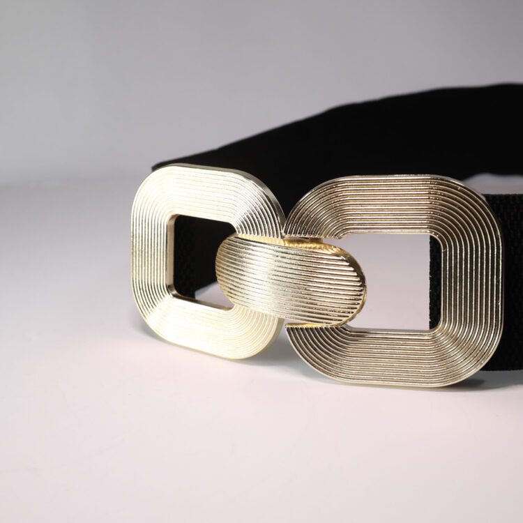 Elastic Women's Belt With Gold Buckle - Producer: Fiori - Wholesale Women Clothes - TheBS Women