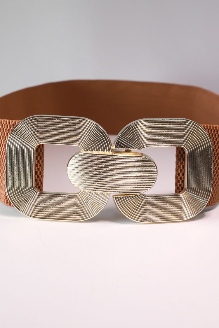 Elastic Women's Belt With Gold Buckle - Producer: Fiori - Wholesale Women Clothes - TheBS Women