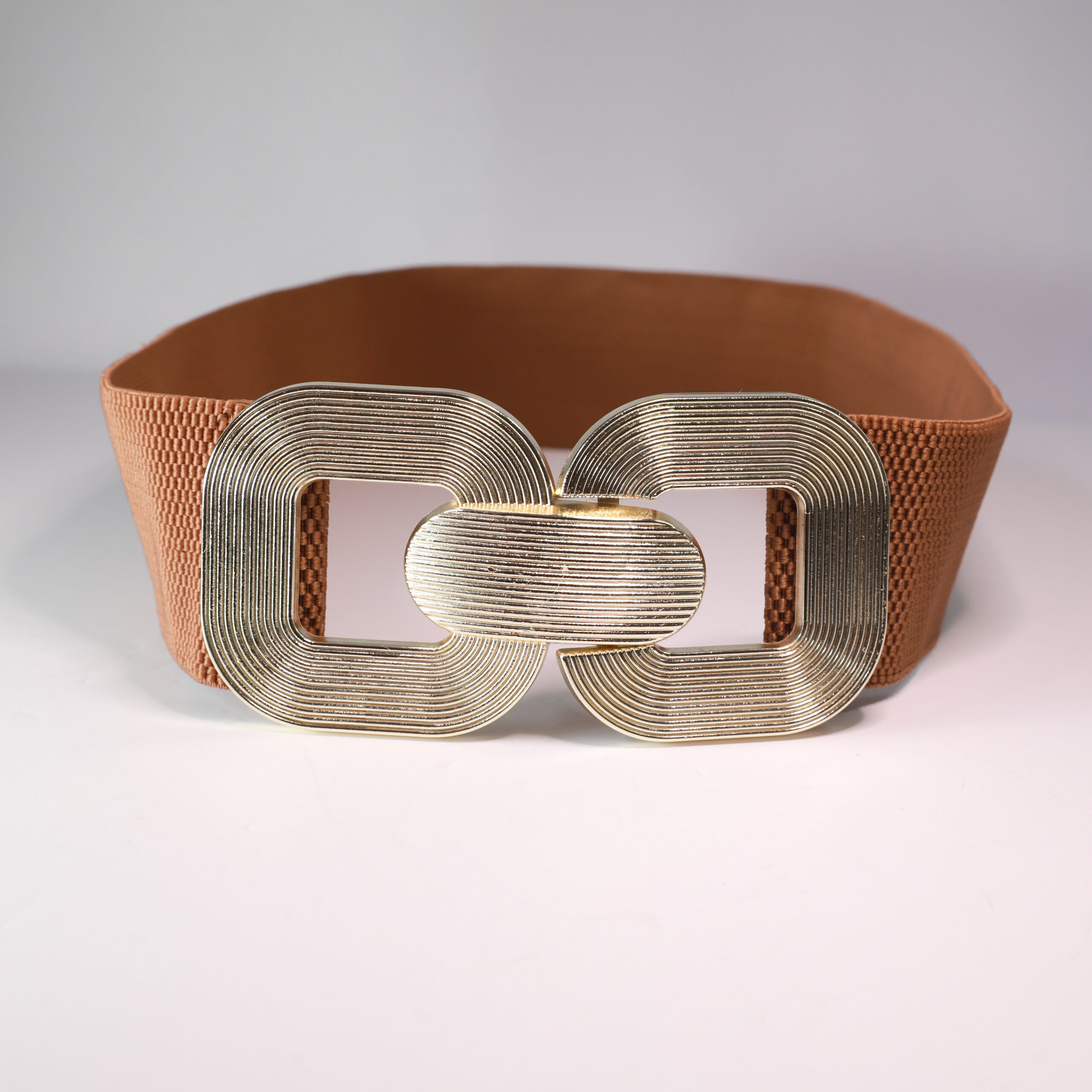 Elastic Women's Belt With Gold Buckle - Producer: Fiori - Wholesale Women Clothes - TheBS Women