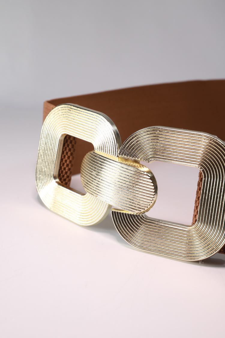 Elastic Women's Belt With Gold Buckle - Producer: Fiori - Wholesale Women Clothes - TheBS Women
