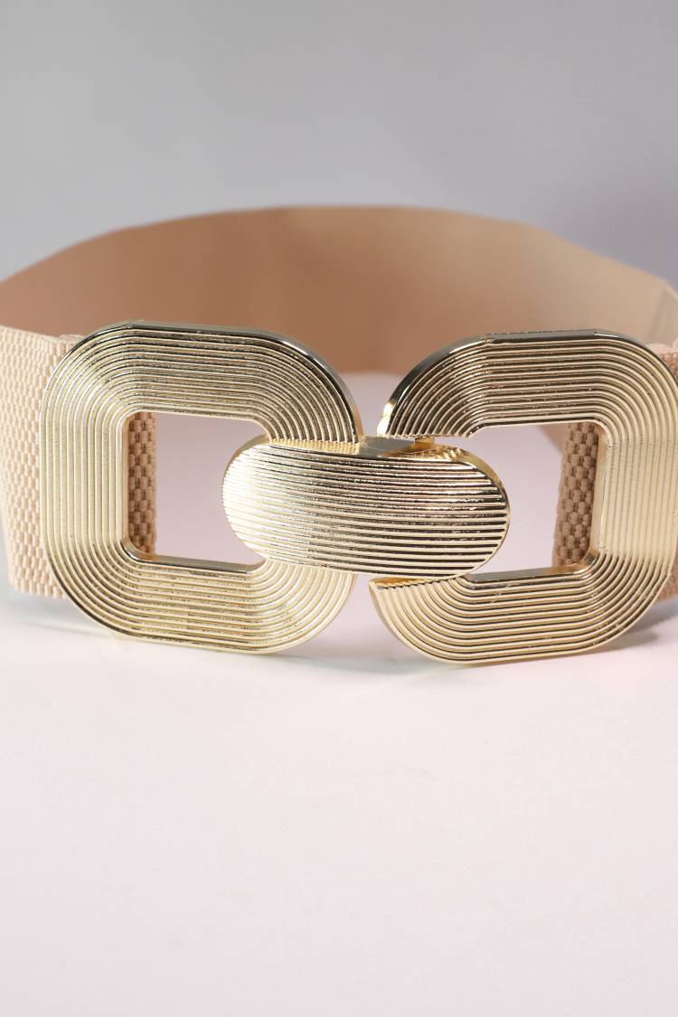 Elastic Women's Belt With Gold Buckle - Producer: Fiori - Wholesale Women Clothes - TheBS Women