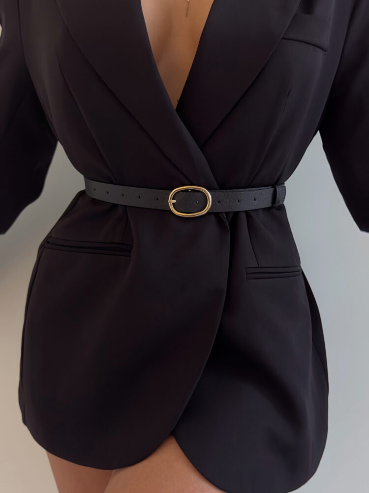 Women's Belt With Oval Buckle - Producer: Fiori - Wholesale Women Clothes - TheBS Women