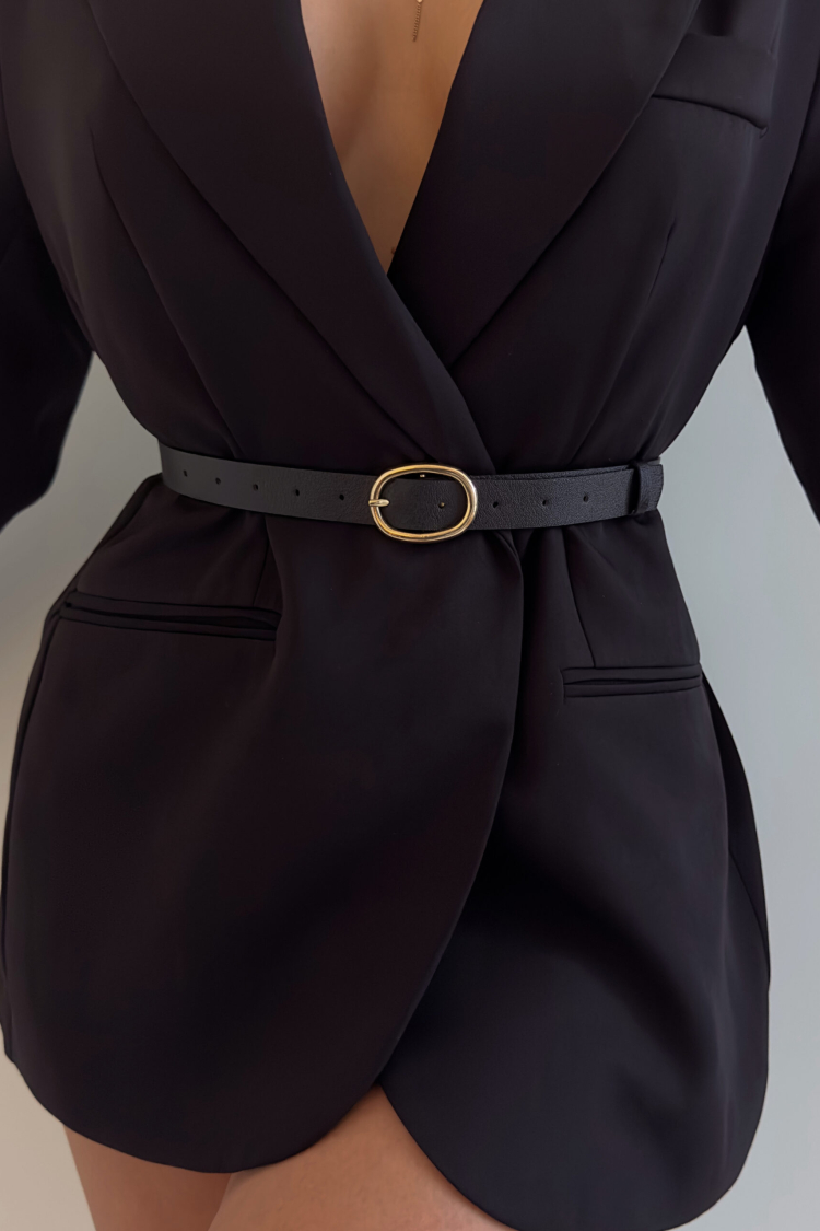 Women's Belt With Oval Buckle - Producer: Fiori - Wholesale Women Clothes - TheBS Women