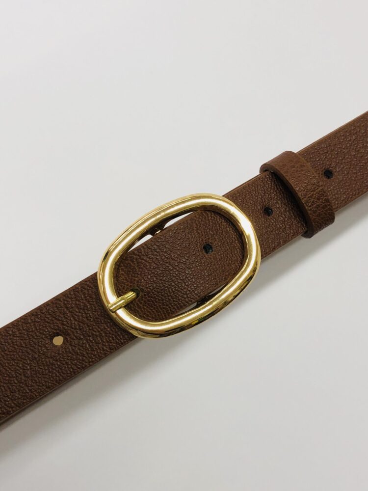 Women's Belt With Oval Buckle - Producer: Fiori - Wholesale Women Clothes - TheBS Women