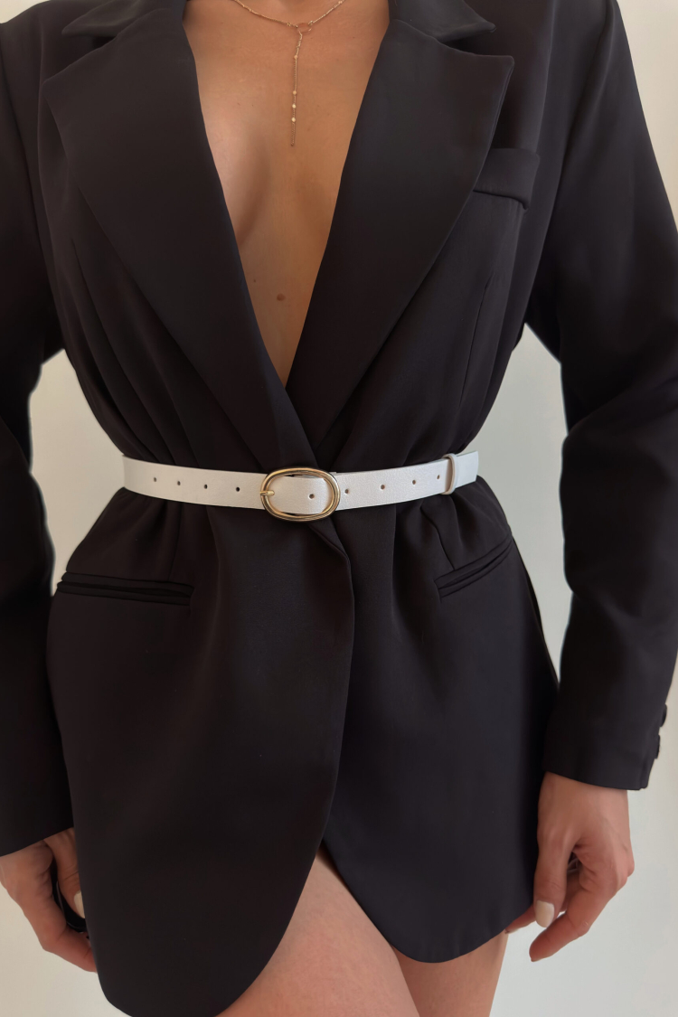 Women's Belt With Oval Buckle - Producer: Fiori - Wholesale Women Clothes - TheBS Women