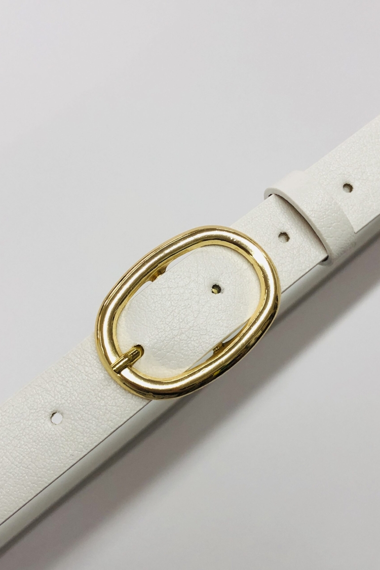 Women's Belt With Oval Buckle - Producer: Fiori - Wholesale Women Clothes - TheBS Women