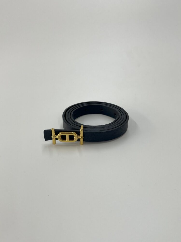 Thin Belt With Gold Buckle - Producer: Fiori - Wholesale Women Clothes - TheBS Women