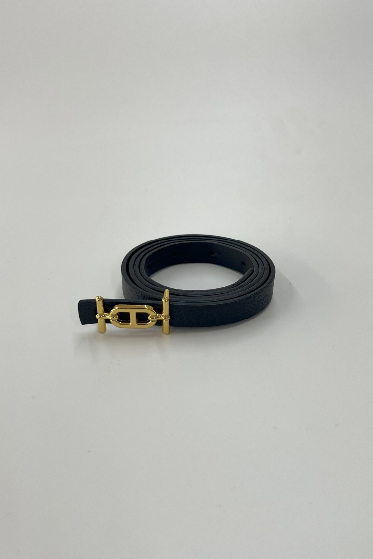 Thin Belt With Gold Buckle - Producer: Fiori - Wholesale Women Clothes - TheBS Women