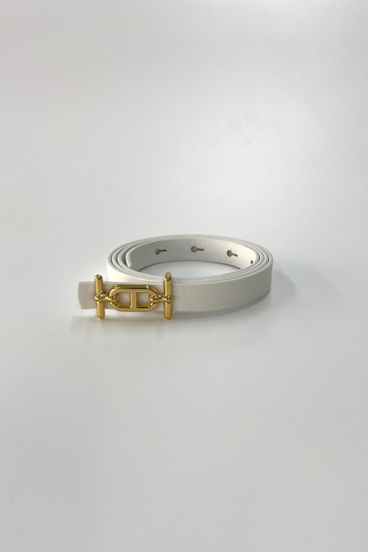 Thin Belt With Gold Buckle - Producer: Fiori - Wholesale Women Clothes - TheBS Women