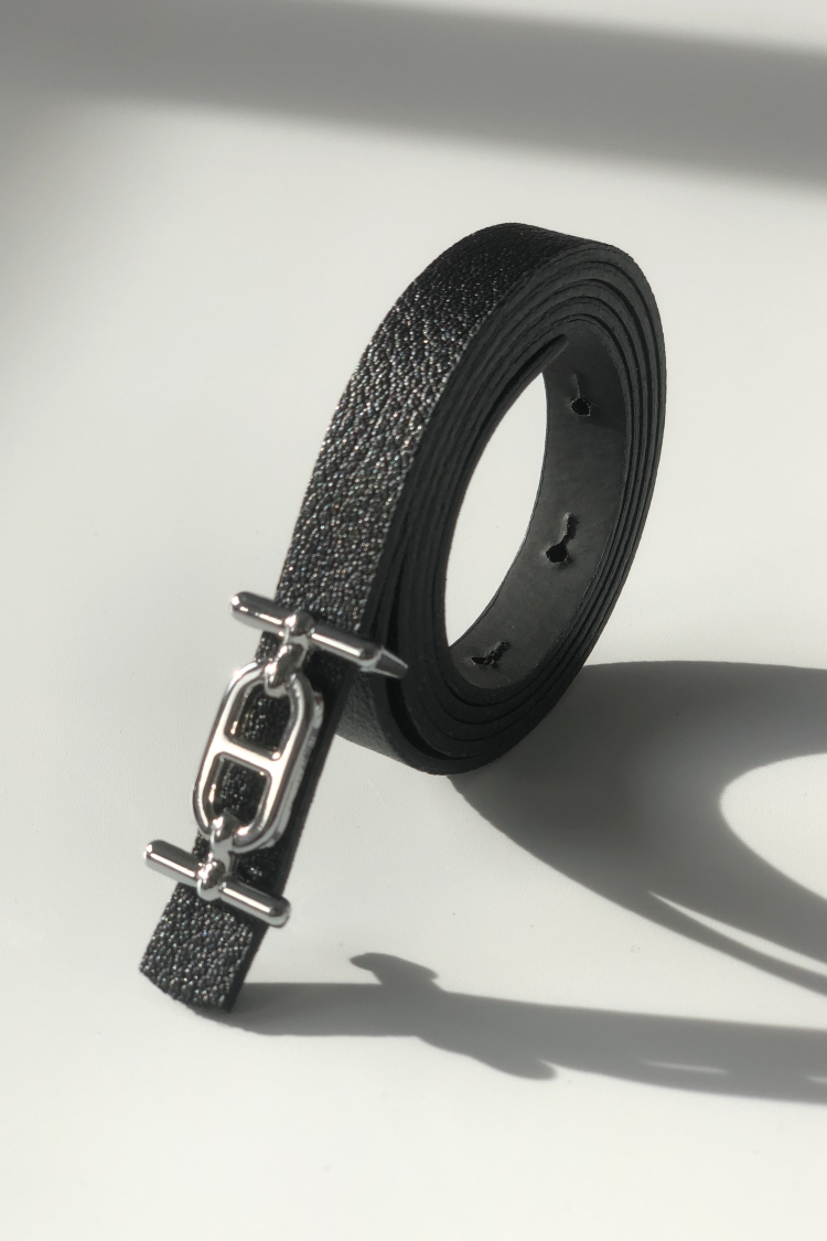 Thin Belt With Silver Buckle - Producer: Fiori - Wholesale Women Clothes - TheBS Women