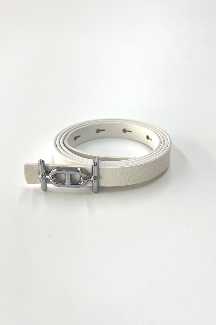 Thin Belt With Silver Buckle - Producer: Fiori - Wholesale Women Clothes - TheBS Women